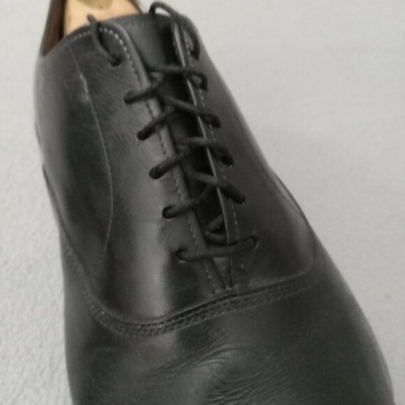 Allen Edmonds BRADY CAP TOE OXFORD Black Leather MEN'S Size 13 + Shoe Trees 7346 - Picture 9 of 16